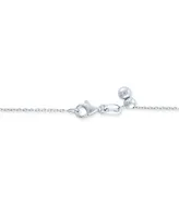 Diamond Adjustable 18" Lariat Necklace (1/4 ct. t.w.) in Sterling Silver