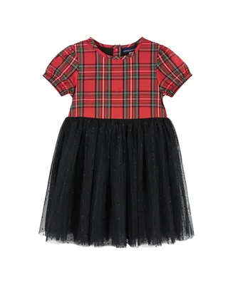 Andy & Evan Toddler Girls / Plaid Holiday Dress