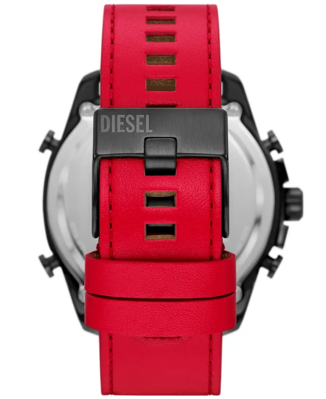 Diesel Men's Framed | Red Dial | Red Recycled Strap DZ4621 - First Class  Watches™ USA