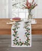 Lenox Holiday Embriodered Table Runner 14'' x 70''