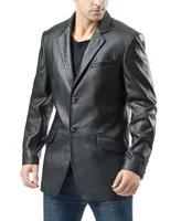 Bgsd Men Benji Two-Button Leather Blazer