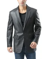 Bgsd Men Nicholas One-Button Leather Blazer