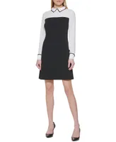 Tommy Hilfiger Women's Collared Sheath Dress