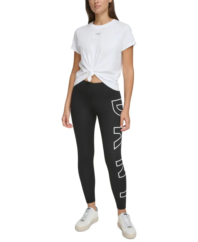 Dkny Sport Women's Large Logo Leggings