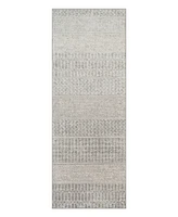 Livabliss Monaco Moc- 2'7" x 7'3" Area Rug