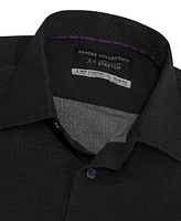 Report Collection Men's Slim-Fit Tonal-Print Shirt