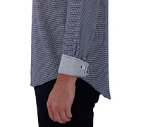 Report Collection Men's Slim-Fit Check-Print Shirt