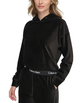 Calvin Klein Performance Women's Velour Pullover Hoodie