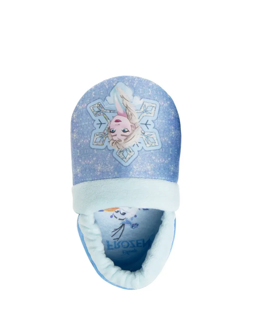 Disney Toddler Girls Frozen Anna, Elsa and Olaf Dual Sizes Slippers