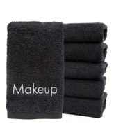 Embroidered Makeup Remover Towels (Pack of 6), 11x17 in., Color Options, 100% Cotton Fingertip