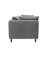 Armen Living Serenity 79" Polyester with Metal Legs Sofa