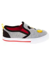 Disney Toddler Boys Mickey Mouse Slip On Canvas Sneakers