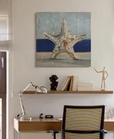 Empire Art Direct "Starfish By The Sea" Fine Giclee Printed Directly on Hand Finished Ash Wood Wall Art, 24" x 24" x 1.5"