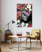 Empire Art Direct "Earth Goddess Ii" Frameless Free Floating Tempered Glass Panel Graphic Wall Art, 32" x 48" x 0.2" - Multi