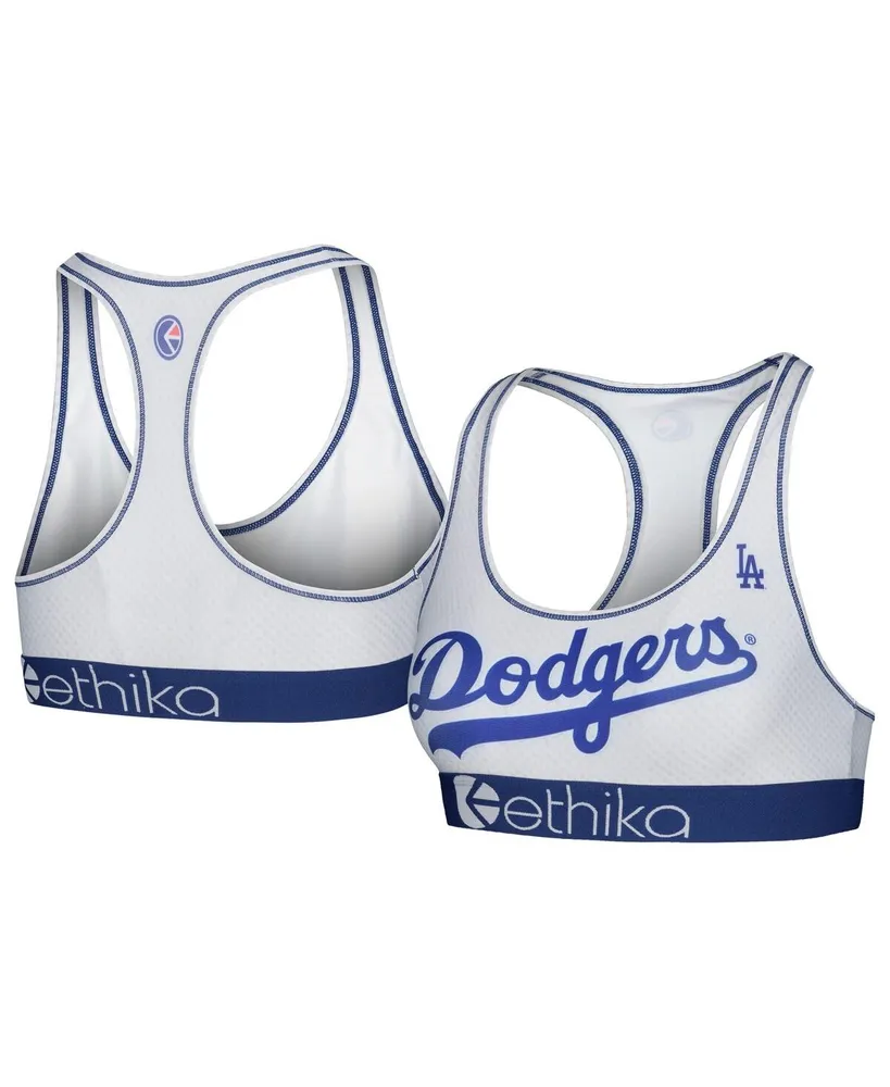 Ethika Women's Ethika White Los Angeles Dodgers Babe Sports Bra