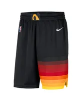 Men's Nike Black Utah Jazz 2020/21 City Edition Swingman Shorts