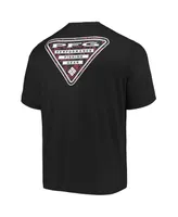 Men's Columbia Black South Carolina Gamecocks Terminal Tackle Omni-Shade T-shirt