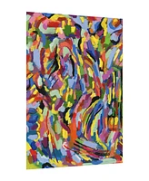 Empire Art Direct "Rules of The Rainbow I" Frameless Free Floating Tempered Glass Panel Graphic Wall Art, 48" x 32" x 0.4"