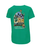Women's Colosseum Green Notre Dame Fighting Irish 2021 The Shirt V-Neck T-shirt