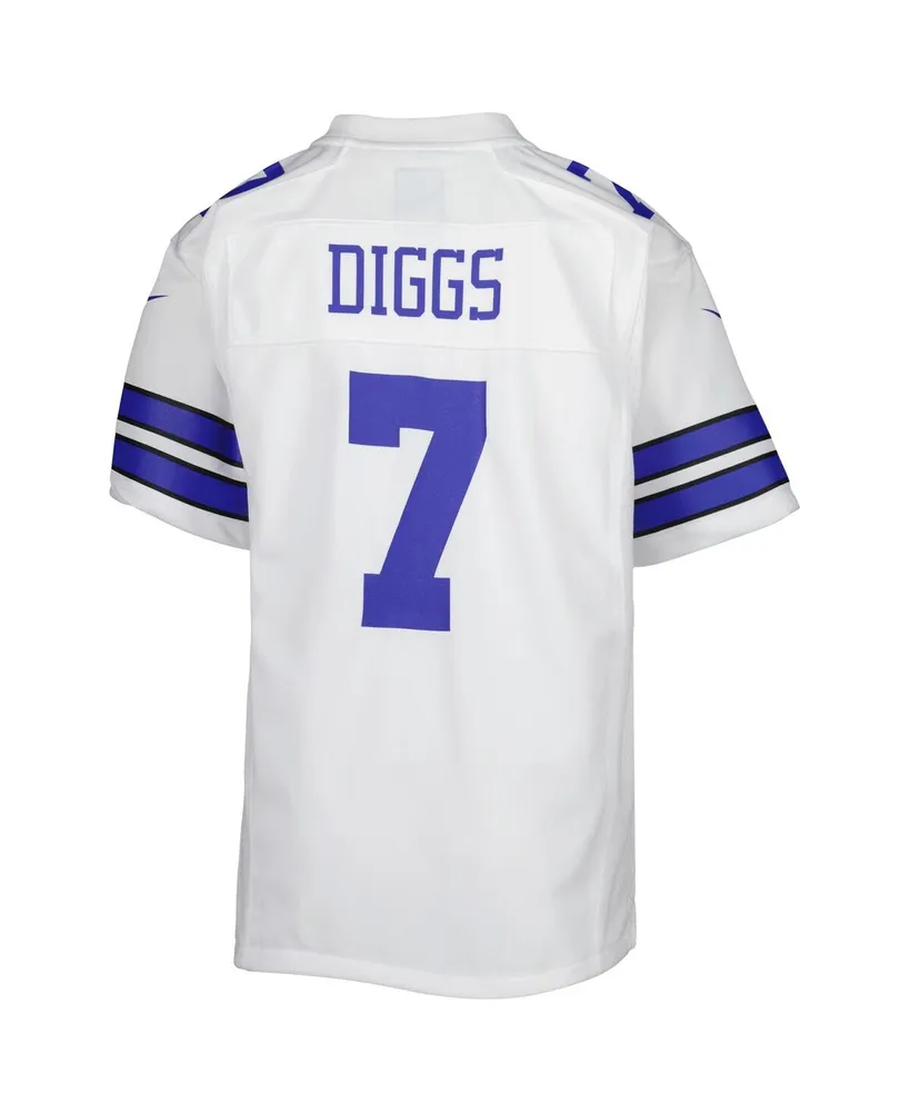 Big Boys Nike Trevon Diggs White Dallas Cowboys Game Jersey