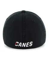 Men's '47 Brand Black Carolina Hurricanes Classic Franchise Flex Hat