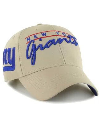 Men's '47 Brand Khaki New York Giants Atwood Mvp Adjustable Hat