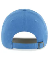 Men's '47 Brand Powder Blue Los Angeles Chargers Vernon Clean Up Adjustable Hat