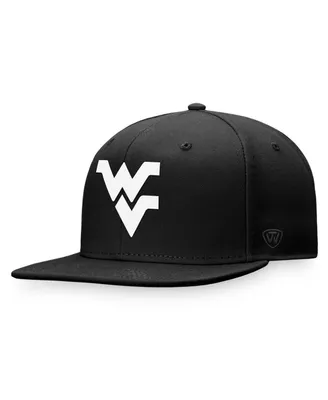 Men's Top of the World Black West Virginia Mountaineers Dusk Flex Hat