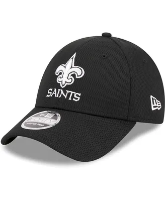 Men's New Era Black New Orleans Saints Main B-Dub 9FORTY Adjustable Hat