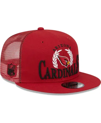 Men's New Era Cardinal Arizona Cardinals Collegiate Trucker 9FIFTY Snapback Hat