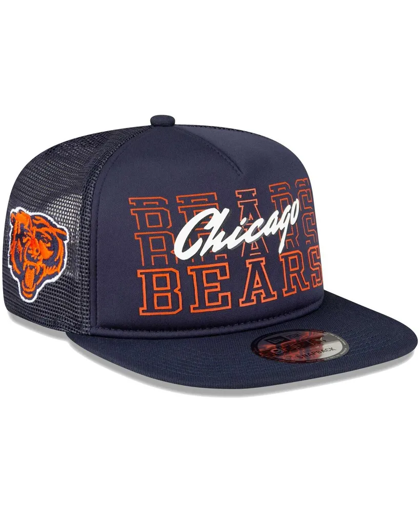 Men's New Era Navy Chicago Bears Script 9FIFTY Snapback Hat