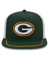 Men's New Era Green, White Green Bay Packers Original Classic Golfer Adjustable Hat