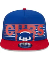 Men's New Era Royal Chicago Cubs Speed Golfer Trucker Snapback Hat