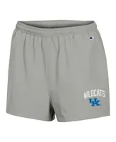 Women's Champion Gray Kentucky Wildcats Football Fan High Waist Shorts