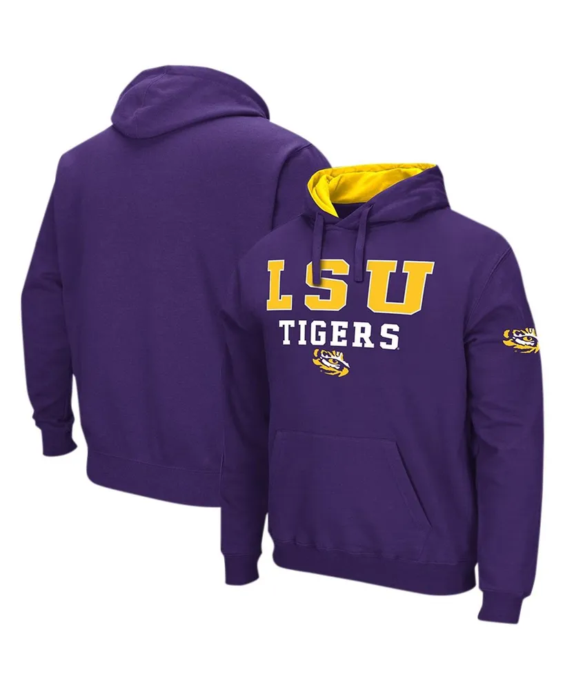 Men's Colosseum Lsu Tigers Sunrise Pullover Hoodie