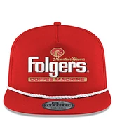 Men's New Era Scarlet Tim Richmond Golfer Snapback Adjustable Hat