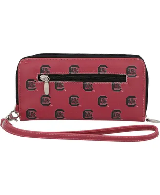 Women's South Carolina Gamecocks Zip-Around Wristlet Wallet