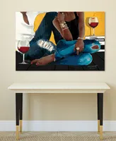 Empire Art Direct "Chill" Frameless Free Floating Tempered Glass Panel Graphic Wall Art, 32" x 48" x 0.2" - Multi