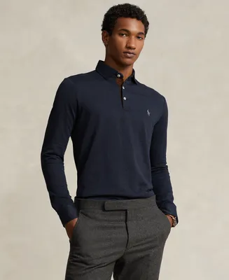 Polo Ralph Lauren Men's Custom Slim Fit Herringbone Polo Shirt