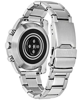 Citizen Men's Cz Smart Hybrid Sport Stainless Steel Bracelet Smart Watch 43mm