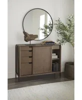 Finch 48" Wood and Metal Credenza