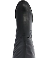 Journee Collection Women's Romilly Round Toe Block Heel Knee High Boots