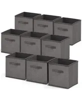 Nestl Foldable Fabric Cube Storage Bins with Handles