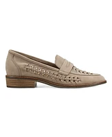 Earth Women's Ella Woven Slip-On Penny Loafers