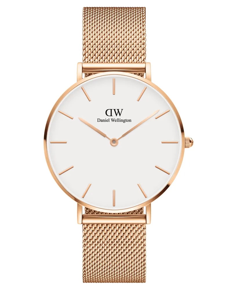Daniel Wellington Women's Petite Melrose Rose Gold-Tone Stainless Steel Watch 36mm - Rose