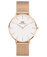 Daniel Wellington Women's Petite Melrose Rose Gold-Tone Stainless Steel Watch 36mm - Rose