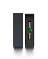 Daniel Wellington Women's Petite Emerald 23K Gold Pvd Plated Stainless Steel Watch 28mm - Gold