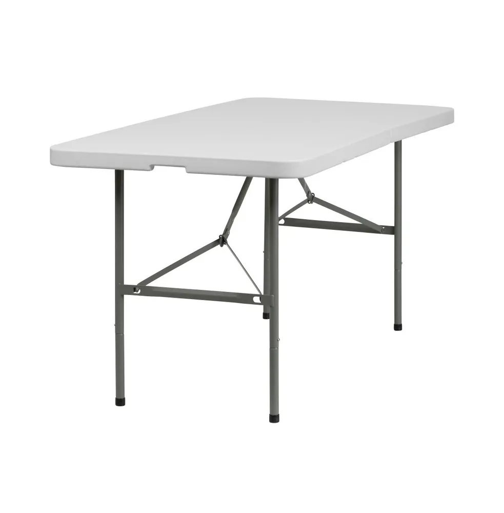 Emma+Oliver -Foot Bi-Fold Plastic Folding Table