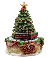 Kurt Adler 6" Christmas Tree Revolving Music Box