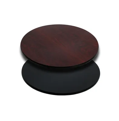 Emma+Oliver 30" Round Table Top With Reversible Laminate